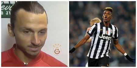 WATCH: Zlatan Ibrahimovic beats reporter to the punch on the subject of Paul Pogba