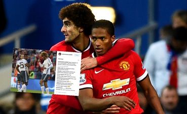 No, Antonio Valencia didn’t confirm Marouane Fellaini’s transfer on Instagram