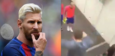 WATCH: Fan’s desperate attempt to meet Lionel Messi in Aviva Stadium backfires spectacularly