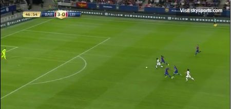 WATCH: Leicester new boy Ahmed Musa absolutely burns off Barcelona with frightening pace to score