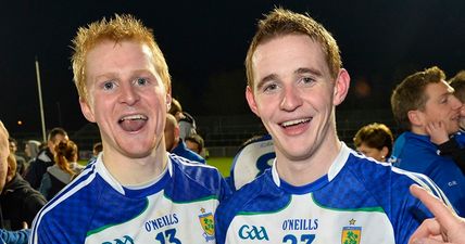 Ballinderry paint touching mural of Aaron Devlin at new pitch being built in his memory