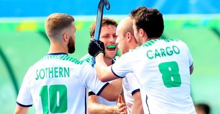 WATCH: Irish hockey team belt out national anthem acapella after backing track fail