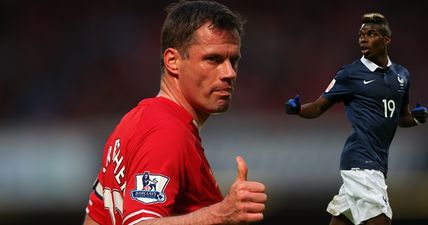 Jamie Carragher has some pretty optimistic thoughts on Paul Pogba’s move to Manchester United