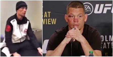 WATCH: Remarkable dressing room footage shows how Nate Diaz thought he had blown Conor McGregor chance