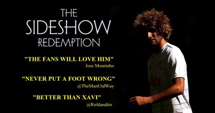 Manchester United fans are in love with Mourinho’s Marouane Fellaini and his stats back it up