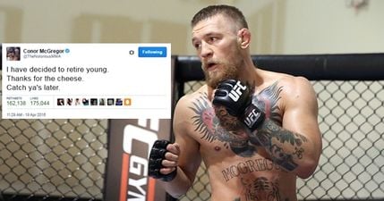 WATCH: Conor McGregor finally reveals what happened before, during and after his retirement tweet