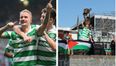 Celtic fans massively defied Uefa ban by flying Palestinian flags in match against Israeli side