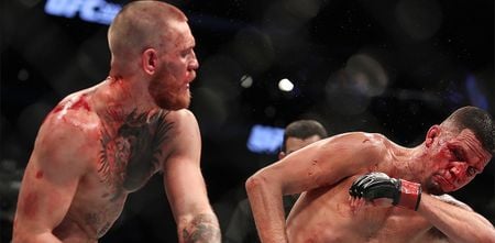 WATCH: Conor McGregor on crutches following epic war against Nate Diaz