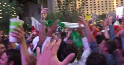 VIDEO: Irish fans in Las Vegas lose their minds as their favourite son gets back in the win column