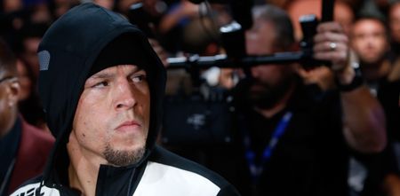 Nate Diaz smokes weed at UFC 202 scrum, much to the delight of fans