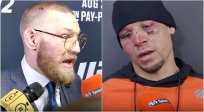 Conor McGregor responds to Nate Diaz’ claims he went running at UFC 202