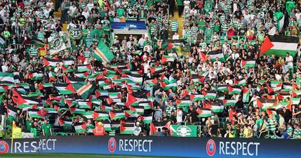 Whatever UEFA fine them, Celtic fans are going to give more to Palestinian charities