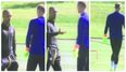 WATCH: Joe Hart seems to walk out of training after heated debate with Guardiola