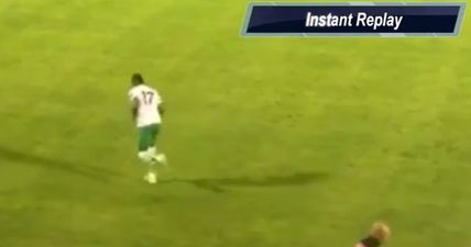 VIDEO: Match highlights don’t come much funnier than this brilliant effort from Cabinteely FC