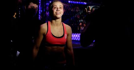 WATCH: Paige VanZant gets back to winning ways with one of the most stunning kicks you’ll ever see