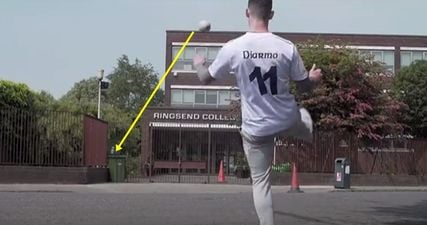 Diarmuid Connolly’s wheelie bin trick shot and kick across the Liffey are damn impressive