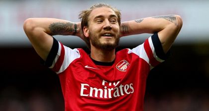 Nicklas Bendtner is on his way back to English football