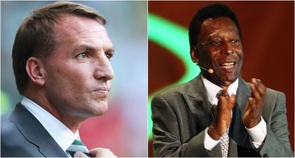 Pele has bestowed some serious praise on Brendan Rodgers