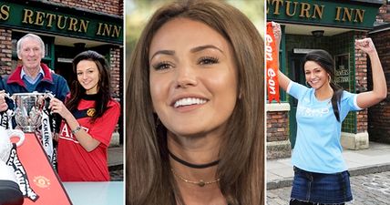 Michelle Keegan makes embarrassing football gaffe on live television