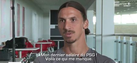 Watch: Zlatan Ibrahimovic was bluntly honest when asked what he misses about PSG