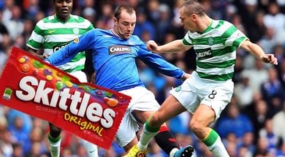 A truly bizarre story about Celtic, Rangers, green Skittles and a rivalry that runs deep