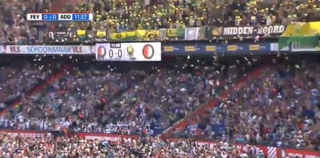 WATCH: Den Haag fans showering opposition supporters with toys will restore your faith in humanity