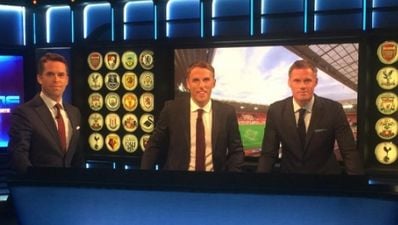 Jamie Carragher wastes no time in ripping into Phil Neville before Monday Night Football