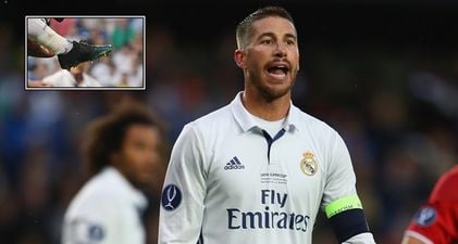 Strange contract clause forces Sergio Ramos to spray paint his boots