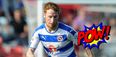 Reading fans absolutely loved Stephen Quinn’s take-no-prisoners thunder-goal