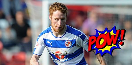 Reading fans absolutely loved Stephen Quinn’s take-no-prisoners thunder-goal