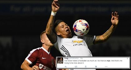 Daley Blind concedes a penalty, but Manchester United fans are furious with Marcos Rojo