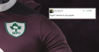 Ireland’s new rugby jersey has caused some confusion