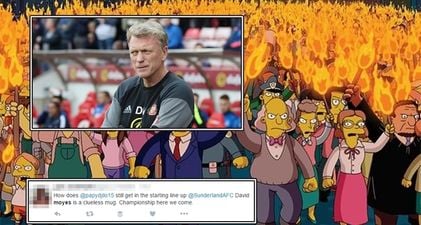 Sunderland fans are furious with David Moyes