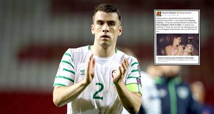 Seamus Coleman makes generous donation to help young Irish lad in need of life-changing surgery