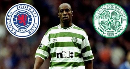 Ian Wright’s description of the Old Firm rivalry is something else