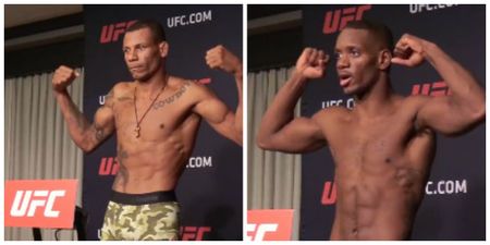 WATCH: Alex Oliveira missed weight by A LOT ahead of UFC Portland