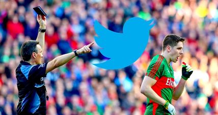 Dublin’s official Twitter account pokes fun at Lee Keegan after black card