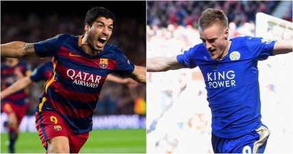 It sure sounds like Luis Suarez is a rather keen admirer of Jamie Vardy’s work