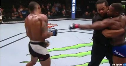 VIDEO: Bad blood boiled over when Alex Oliveira taunted a stunned Will Brooks after victory