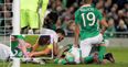 WATCH: Georgian player acts quickly to help Robbie Brady after sickening collision