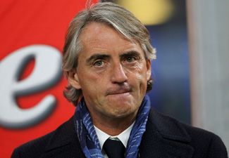 Roberto Mancini does nothing to dampen England job rumours after turning up at Wembley