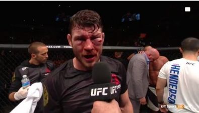 Fight fans left in awe as Michael Bisping wins brutal war over Dan Henderson