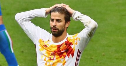 Gerard Pique to quit Spain team because of shirt sleeves controversy