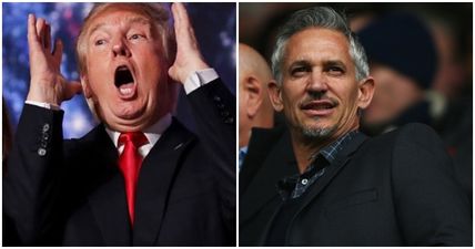 Gary Lineker tries to put Donald Trump in his place, cops unexpected flak