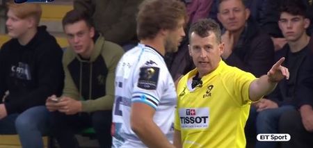 WATCH: Nigel Owens sternly tells off Francois Steyn for ungentlemanly conduct