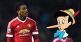 Anthony Martial blasts British media outlet with Pinocchio gag