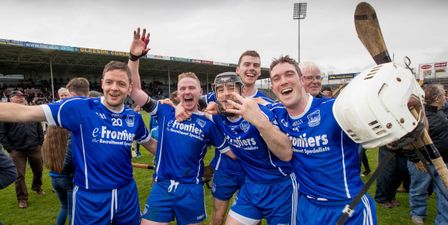 PIC: Even in their moment of triumph Thurles Sarsfields remember those they have lost