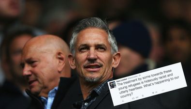 Gary Lineker despairs over attitudes towards refugees