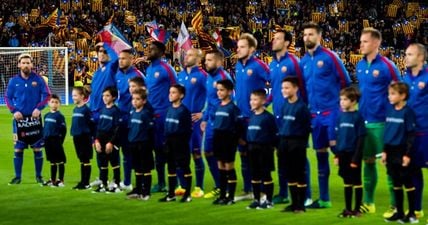 WATCH: Far too many people loved the dabbing mascot ahead of Barcelona v Manchester City