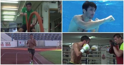 WATCH: Jamie Conlan’s training camp ahead of Belfast homecoming looks bloody gruelling